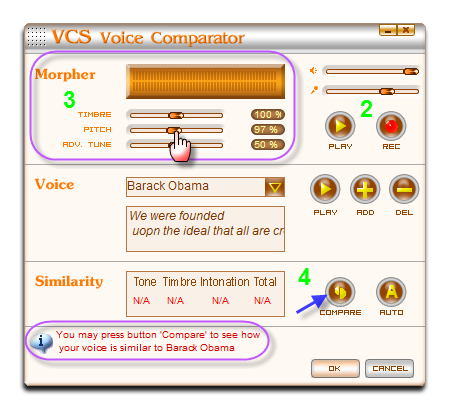 Record your voice